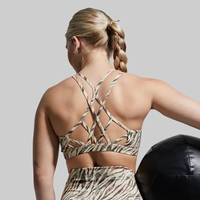 Warrior Sports Bra (Eye of the Tiger) sold by Born Primitive