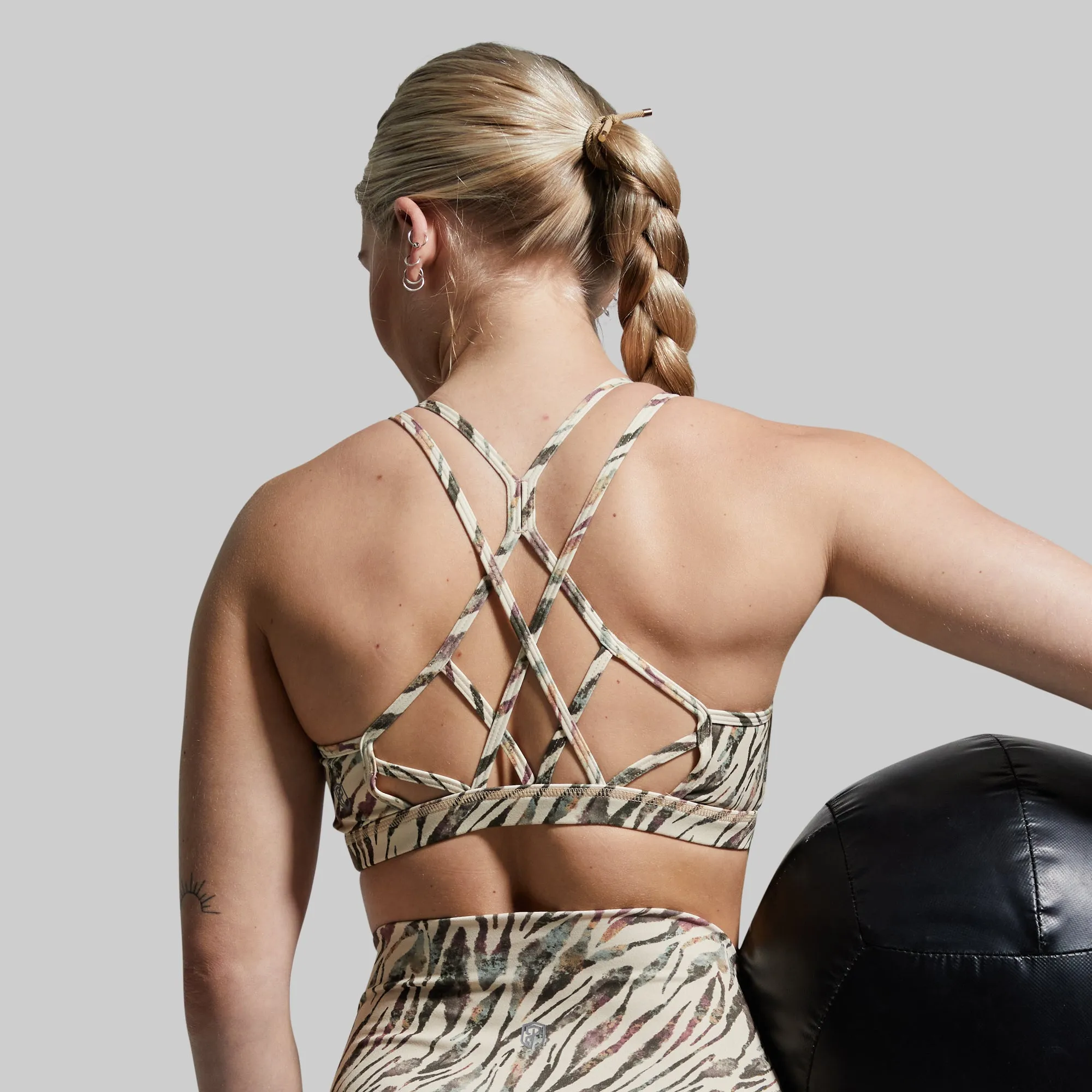 Warrior Sports Bra (Eye of the Tiger) sold by Born Primitive