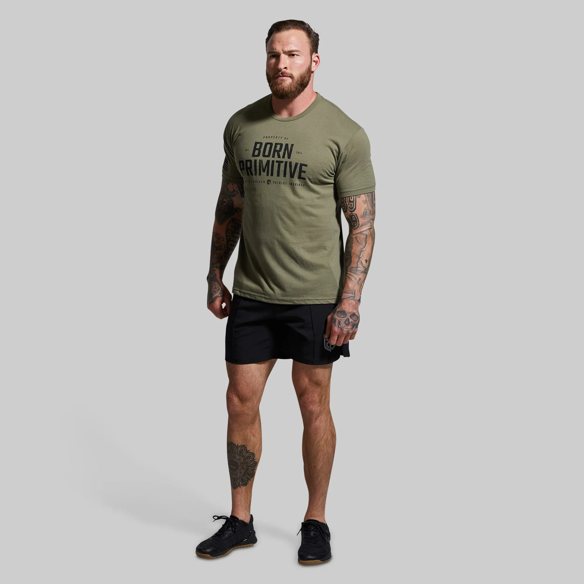 Property of Born Primitive Tee (Tactical Green) sold by Born Primitive product image thumbnail 4