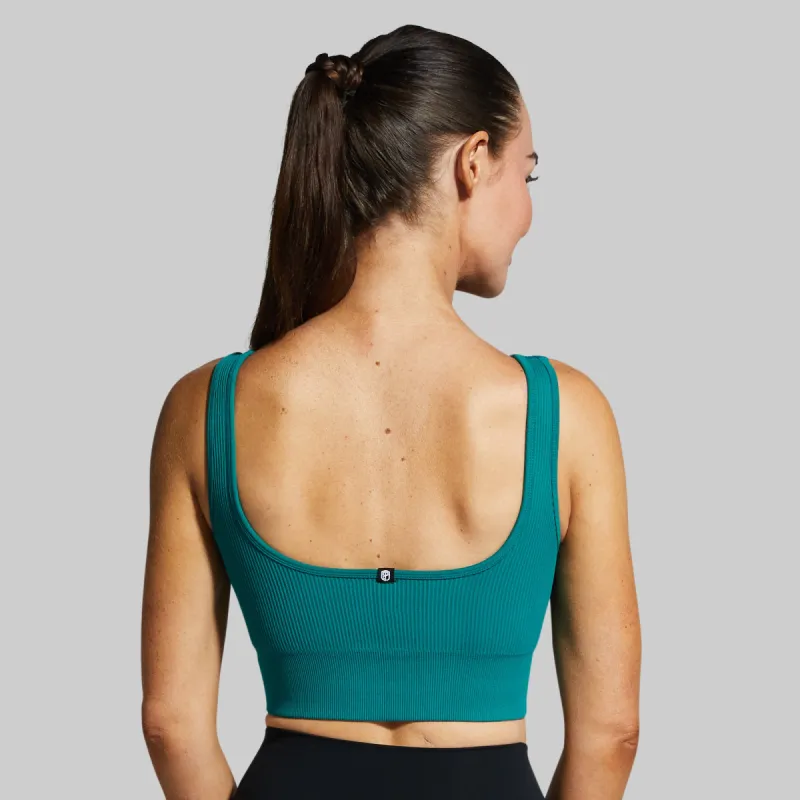 Studio Sports Bra (Emerald) sold by Born Primitive