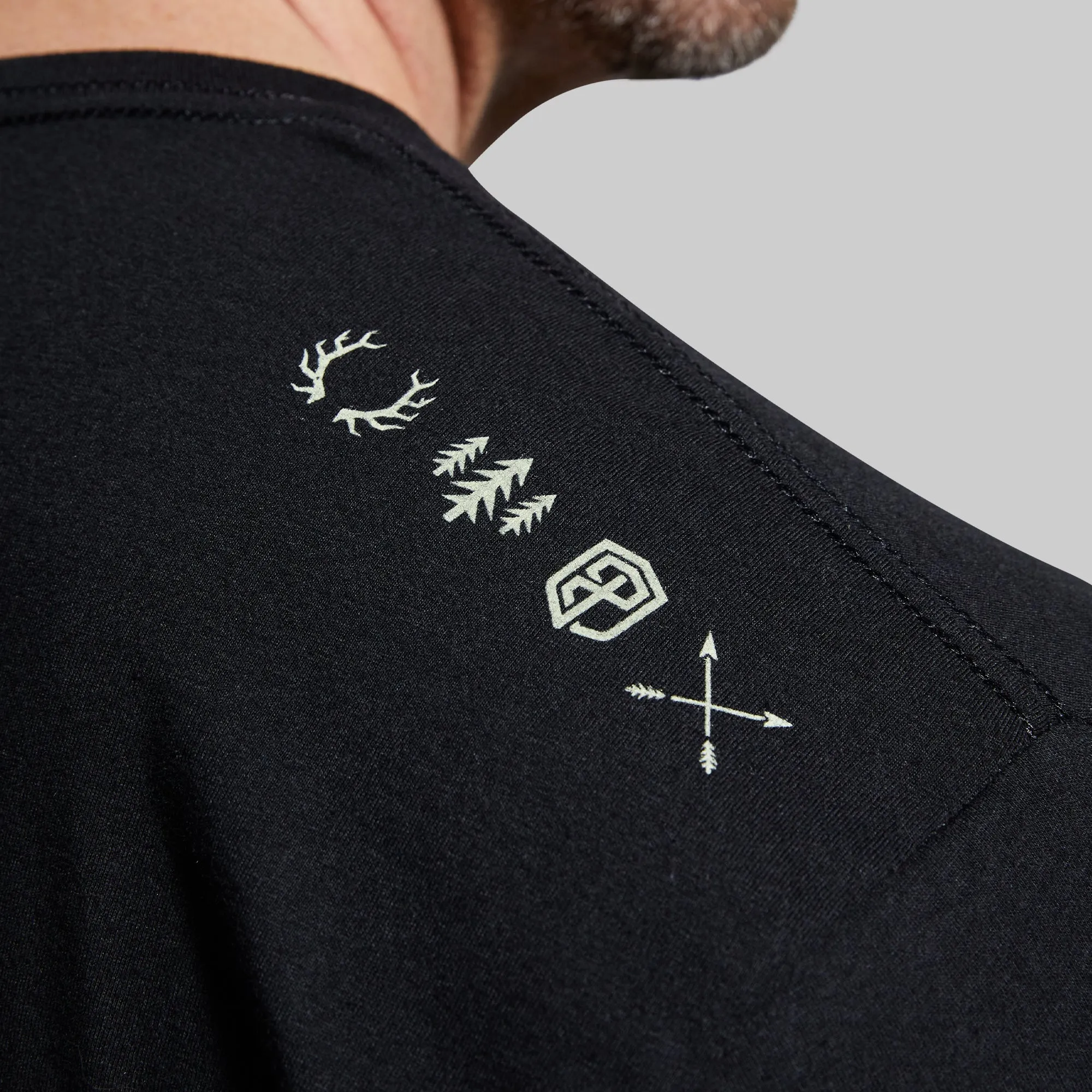 Outdoor Brand Tee (Black) sold by Born Primitive product image thumbnail 4