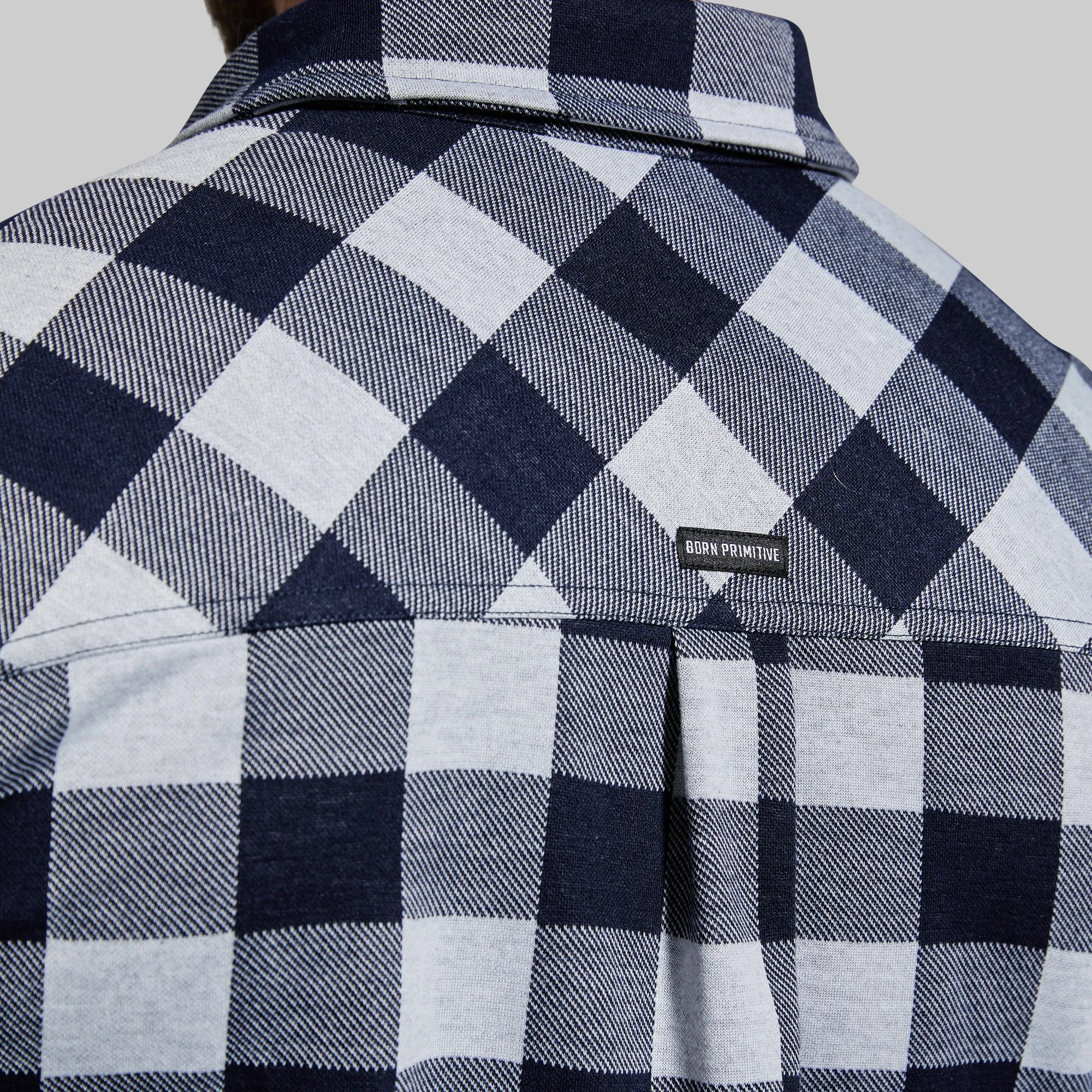 Woodsman Stretchy Flannel (Navy/White) sold by Born Primitive product image thumbnail 5