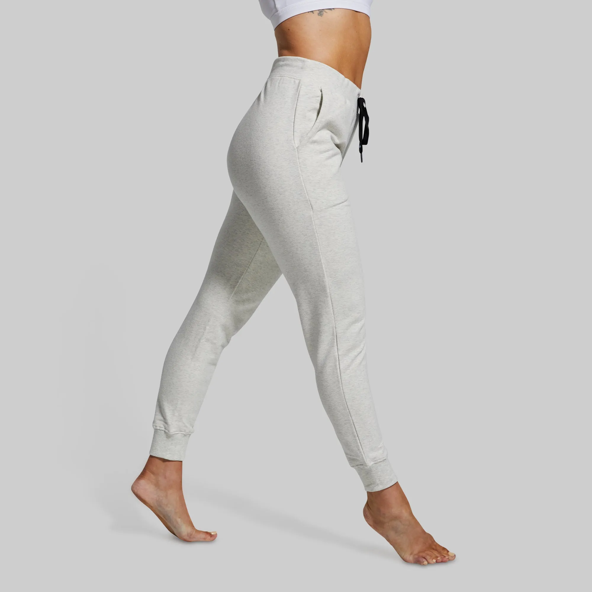 Women's Unmatched Jogger (Heather White) sold by Born Primitive product image thumbnail 2