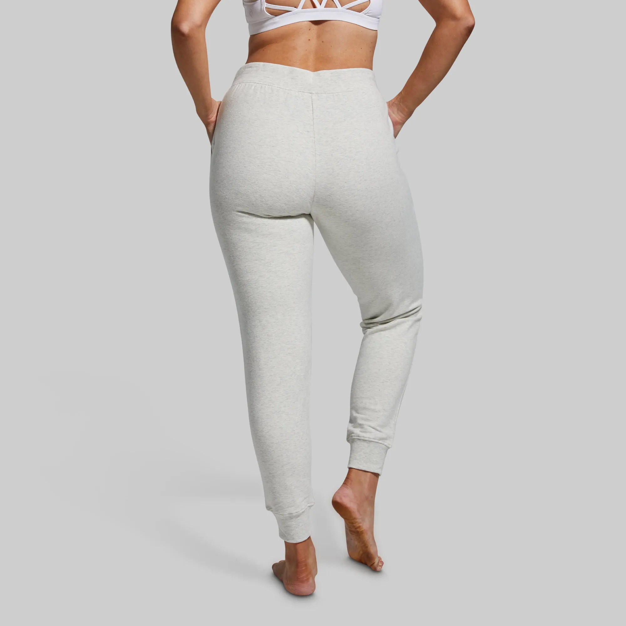 Women's Unmatched Jogger (Heather White) sold by Born Primitive product image thumbnail 3