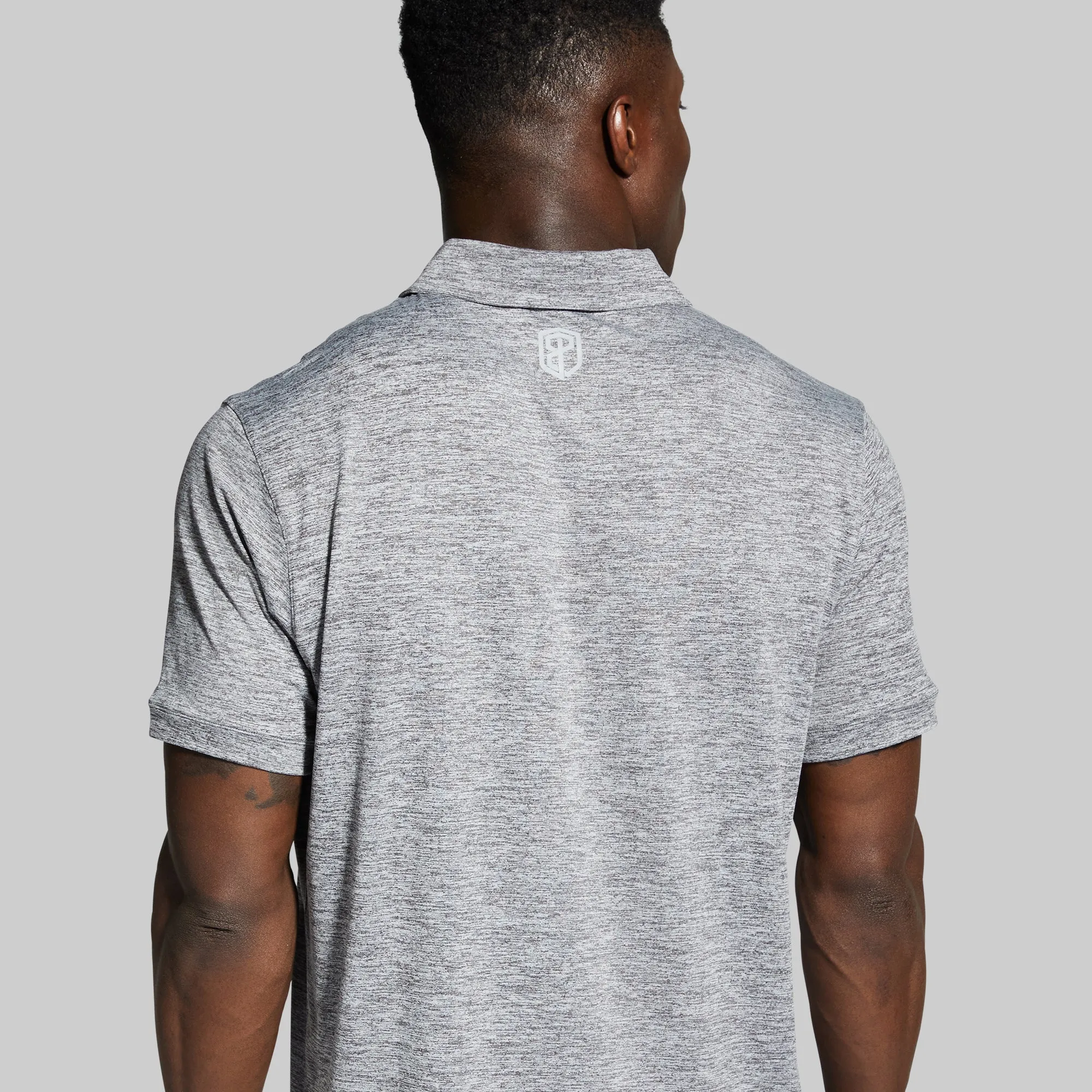 Athleisure Polo (Heather Grey) sold by Born Primitive product image thumbnail 4