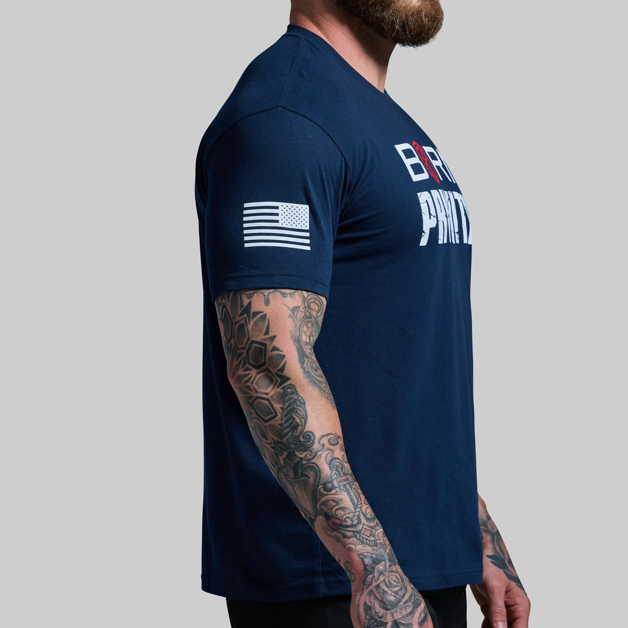 Brand Tee (Midnight Navy) sold by Born Primitive product image thumbnail 3