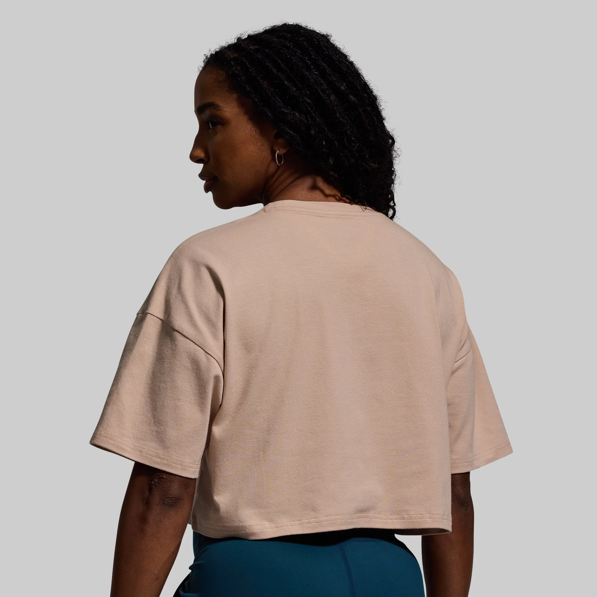 Training Crop Tee 2.0 (Barefoot-Script) sold by Born Primitive product image thumbnail 2