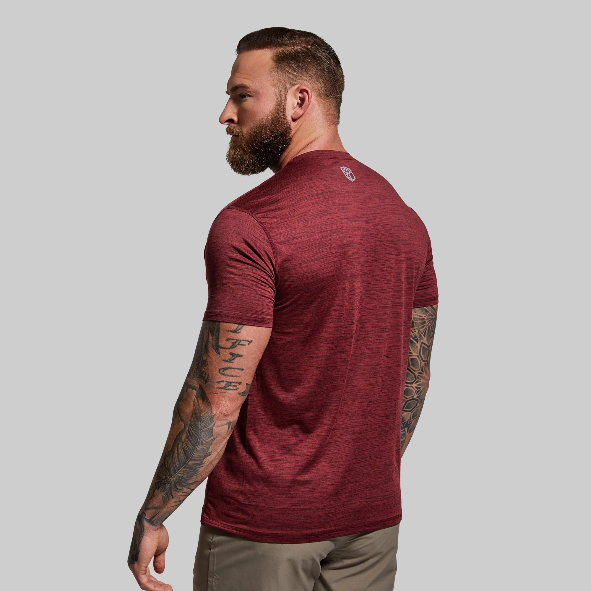 Athleisure Tee (Maroon) sold by Born Primitive product image thumbnail 2