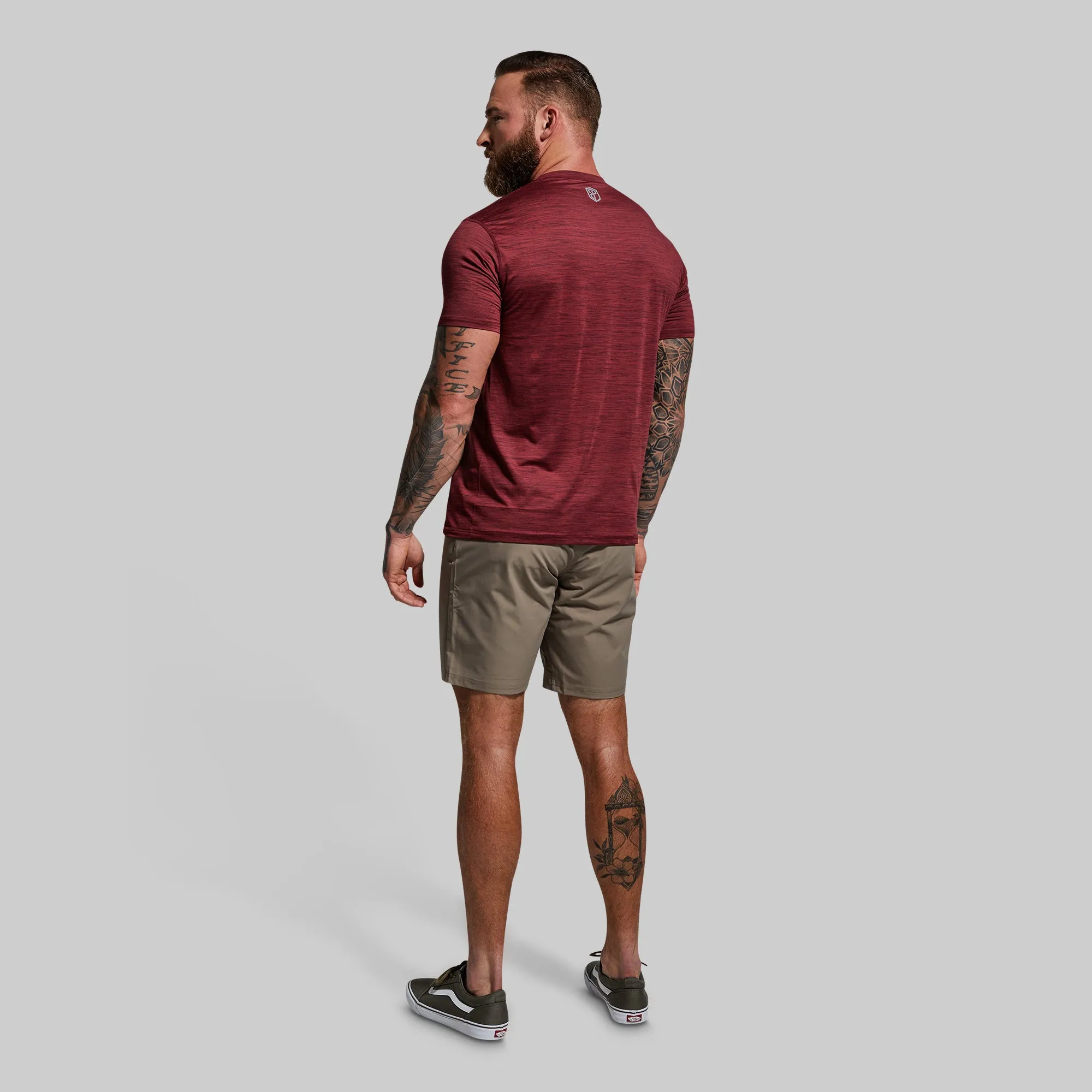 Athleisure Tee (Maroon) sold by Born Primitive product image thumbnail 4