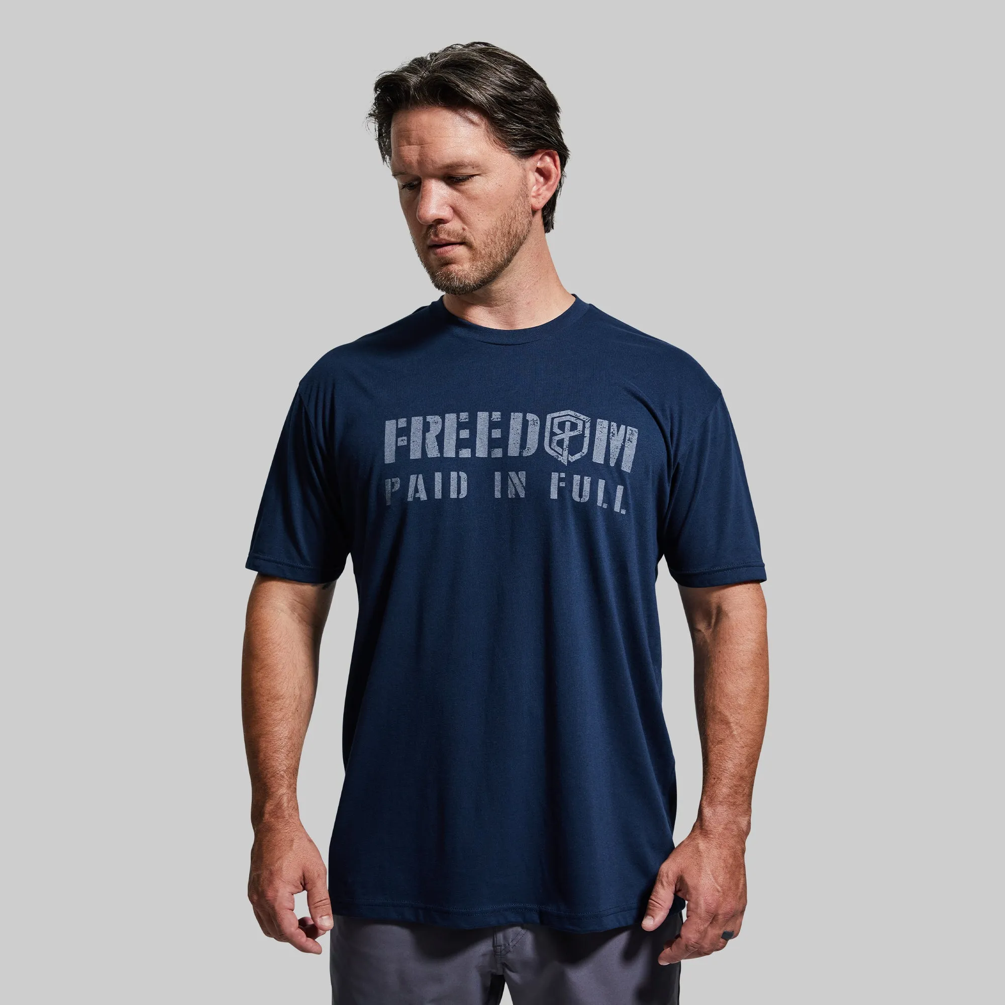 Freedom Paid In Full T-Shirt (Navy) sold by Born Primitive