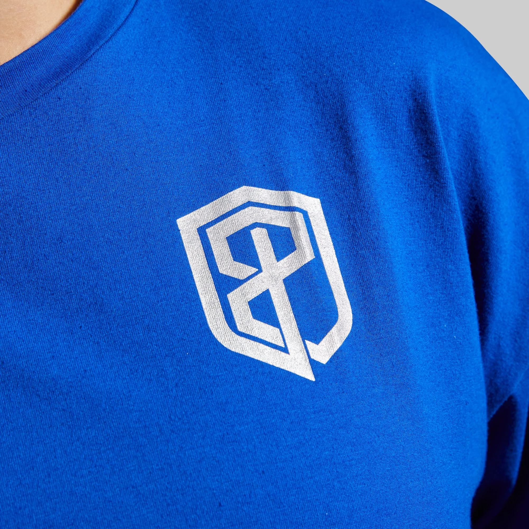 Training Crop Tee (Electric Royal) sold by Born Primitive product image thumbnail 4