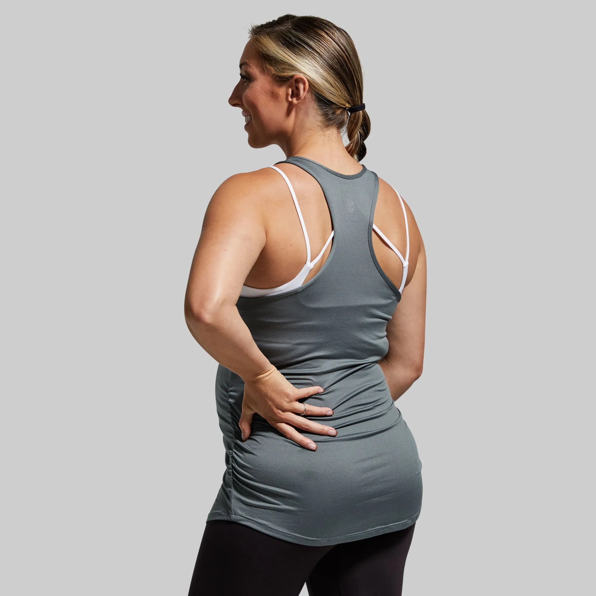 Maternity Staple Tank (Slate) sold by Born Primitive product image thumbnail 3