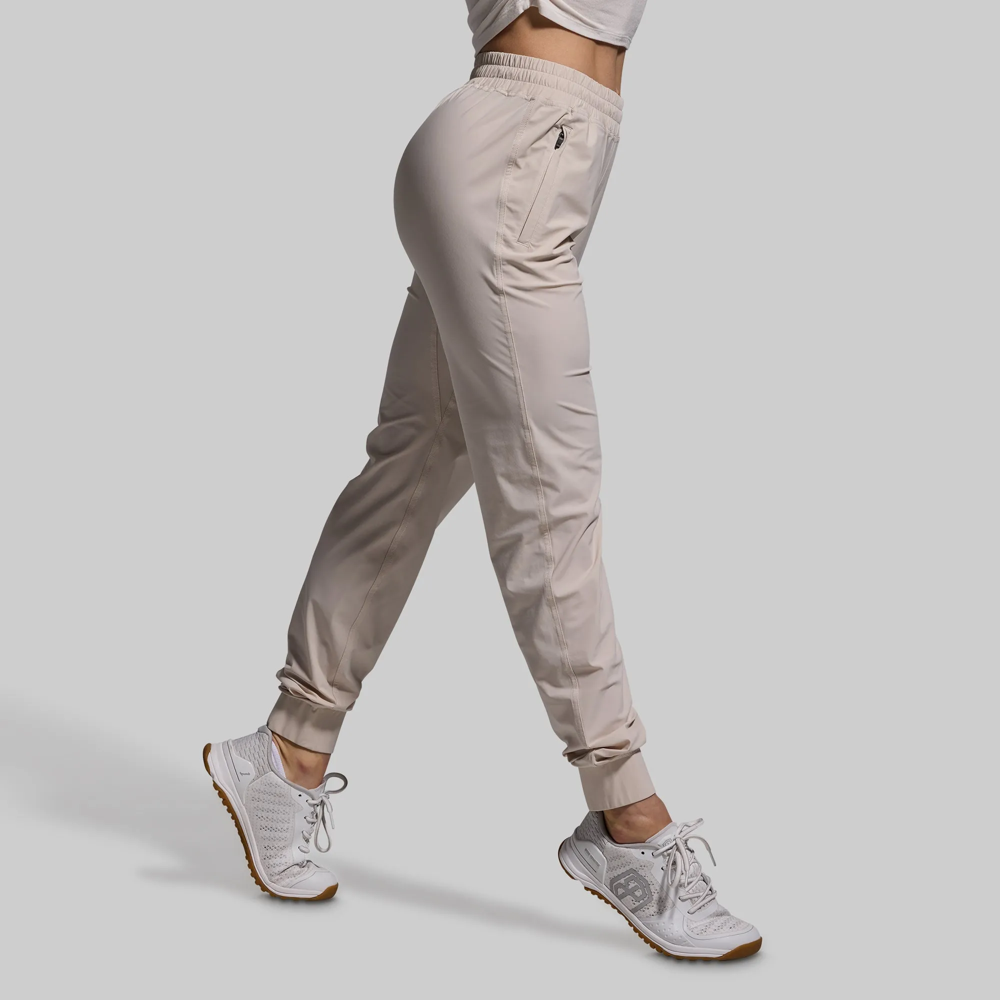 Women's Performance Jogger (Oatmeal) sold by Born Primitive product image thumbnail 3