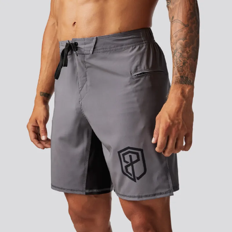 American Defender Short Tie 3.0 (Gunmetal Grey) sold by Born Primitive