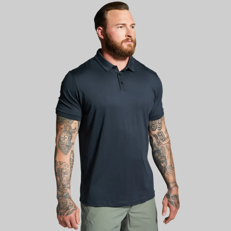 Athleisure Polo (Black) sold by Born Primitive