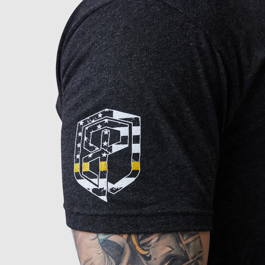 Valor Tee (Thin Gold Line) sold by Born Primitive product image thumbnail 4