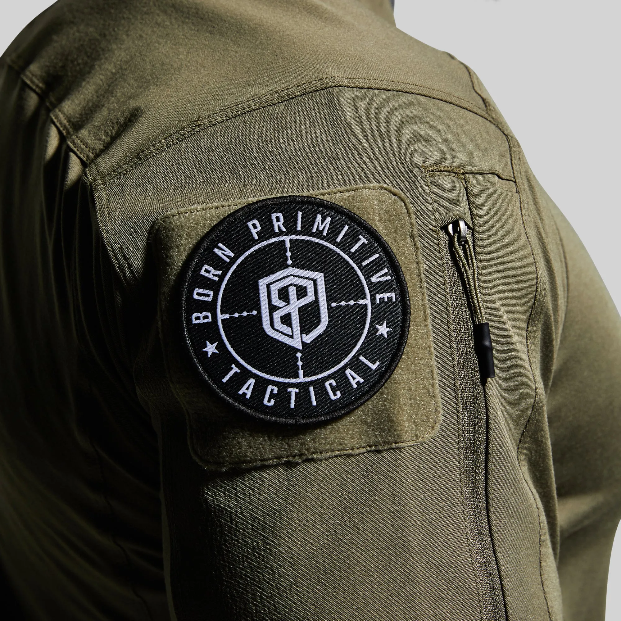 Long Sleeve Op Top (OD Green) sold by Born Primitive product image thumbnail 5