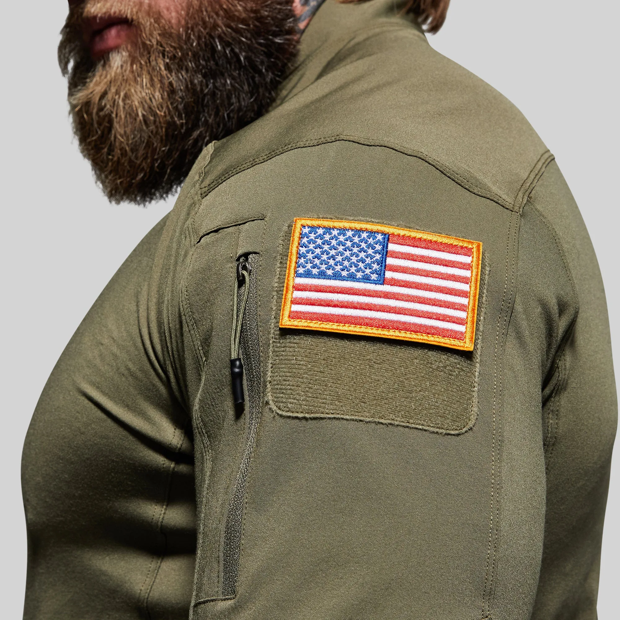 Long Sleeve Op Top (OD Green) sold by Born Primitive product image thumbnail 2