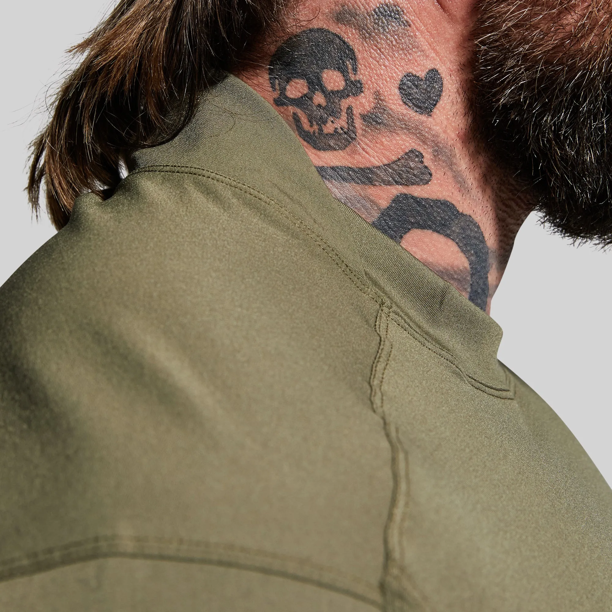 Long Sleeve Op Top (OD Green) sold by Born Primitive product image thumbnail 4