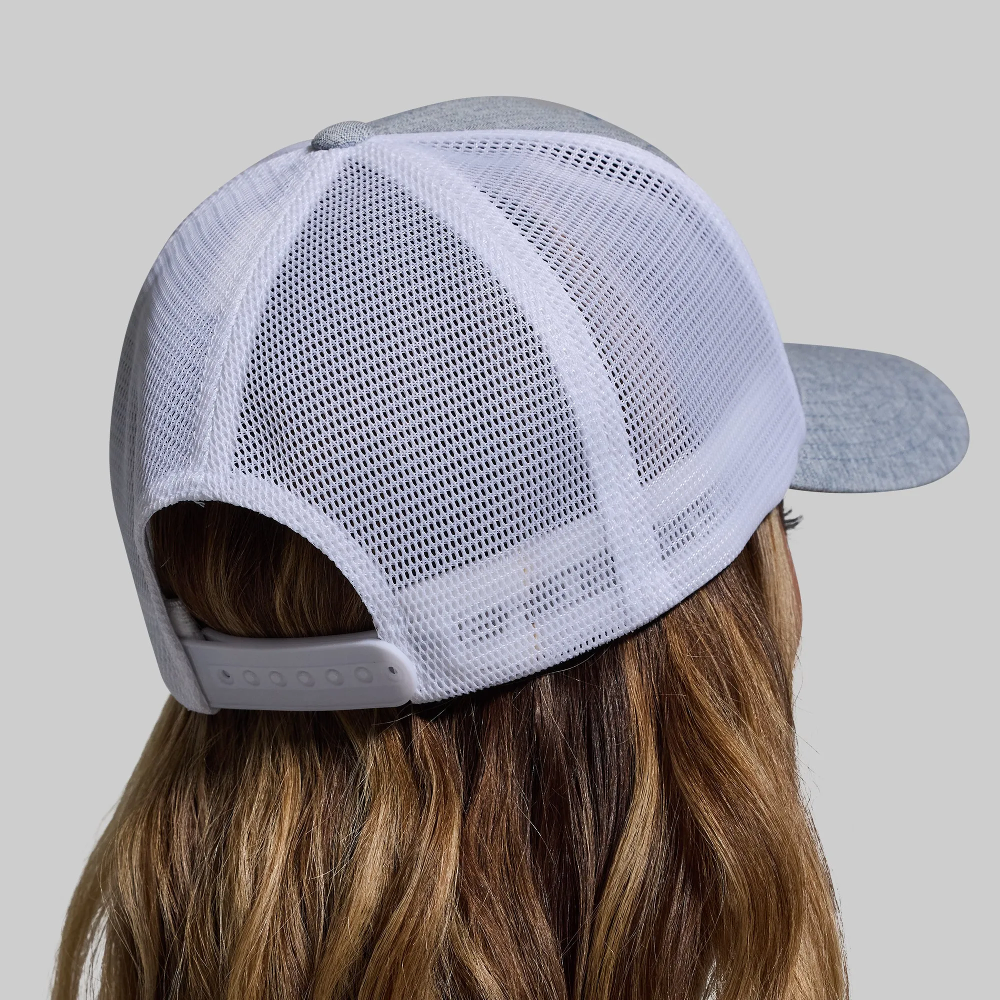BP Two-Tone Trucker Hat (Silver/White) sold by Born Primitive product image thumbnail 5
