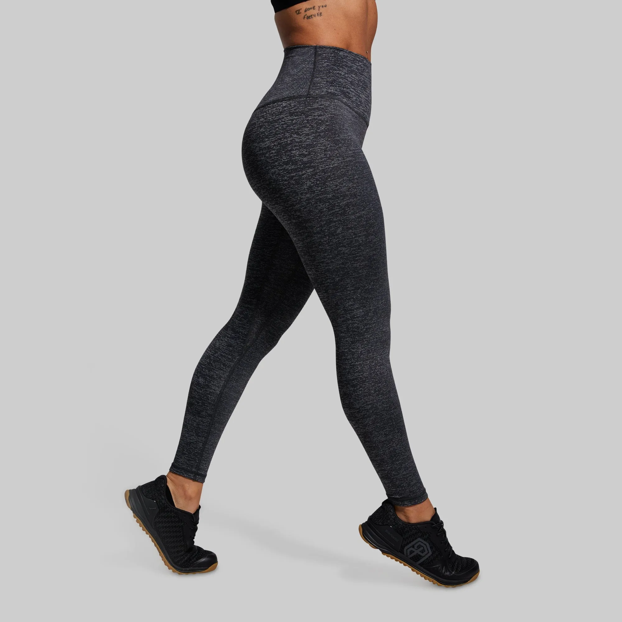 Your New Favorite Legging 2.0 (Heather Black) sold by Born Primitive