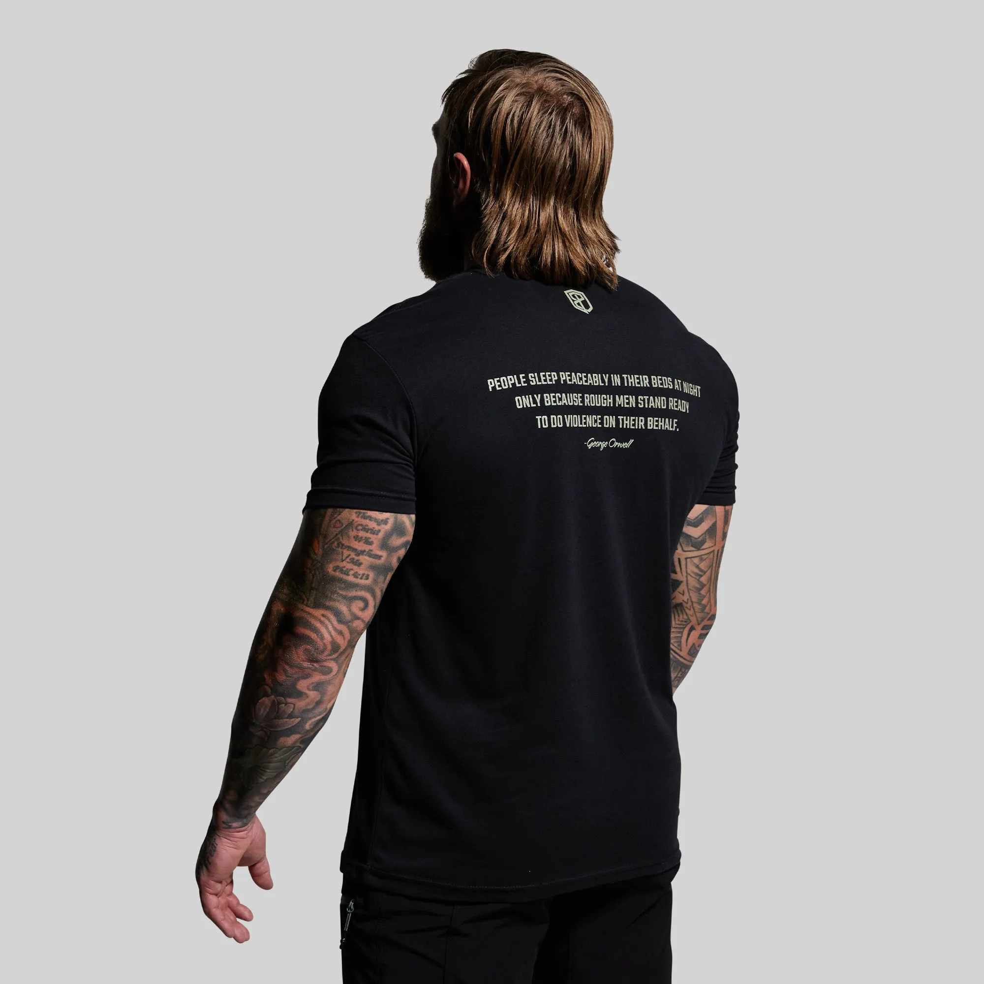 Tactical Brand Tee (Black) sold by Born Primitive product image thumbnail 3