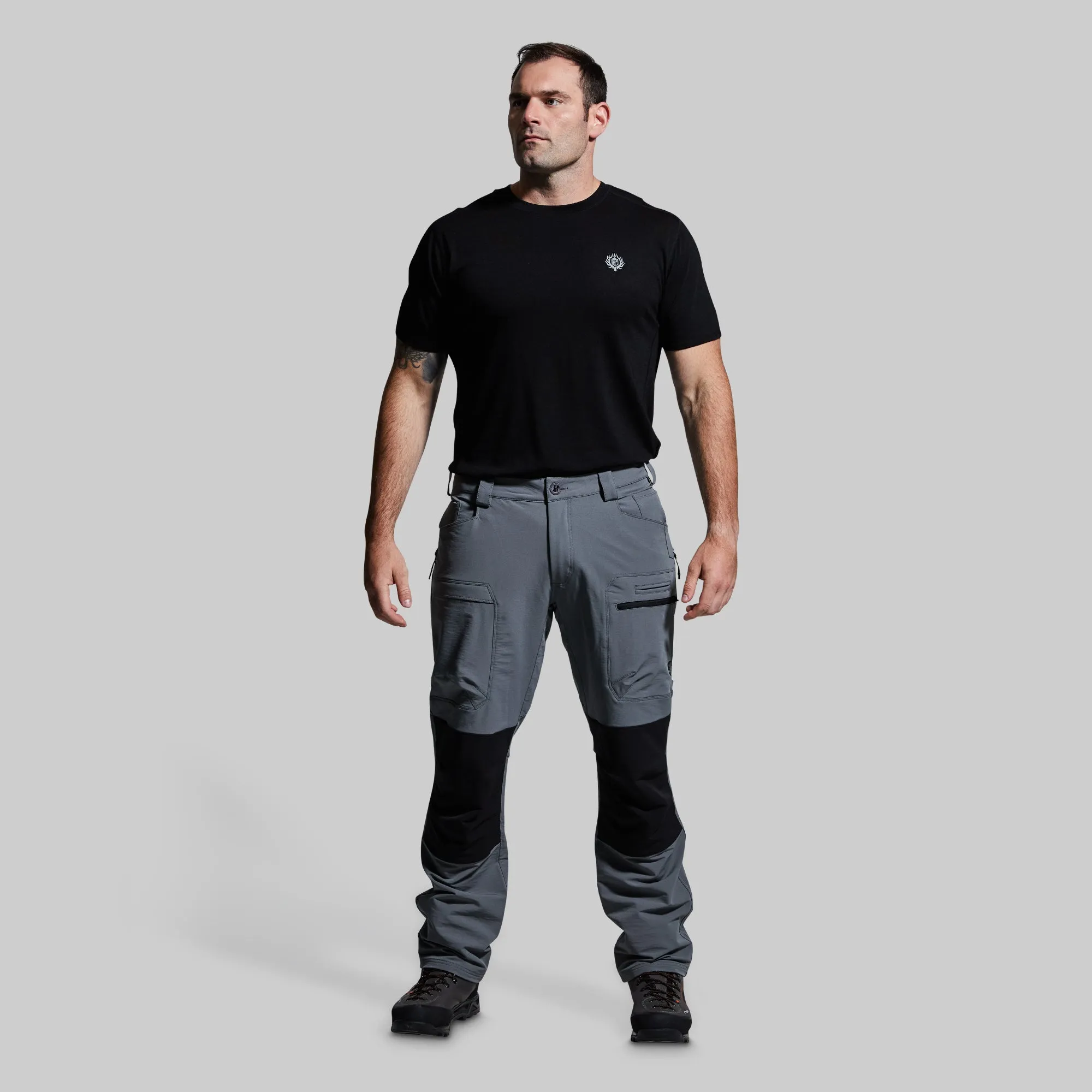 Men's Frontier Pant (Wolf Grey/Black Knees) sold by Born Primitive product image thumbnail 5