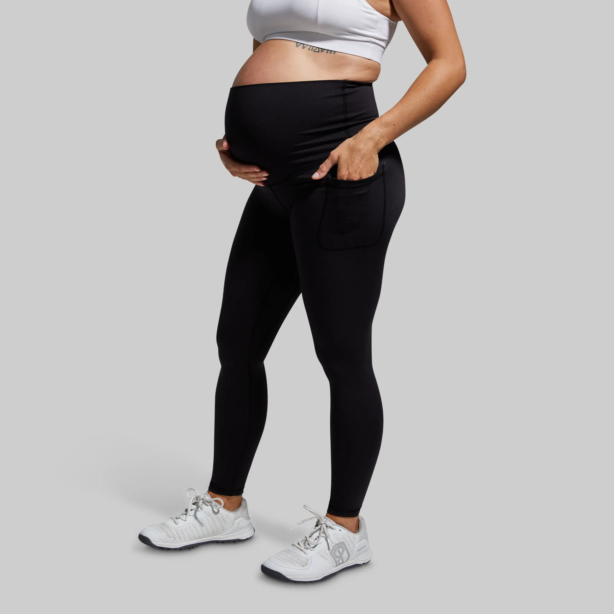 Maternity Legging w/ Pockets (Black) sold by Born Primitive