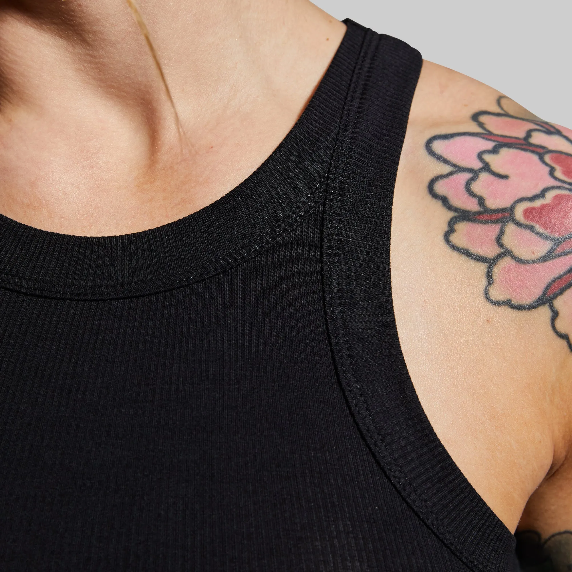 Day to Day Ribbed Tank (Black) sold by Born Primitive product image thumbnail 3