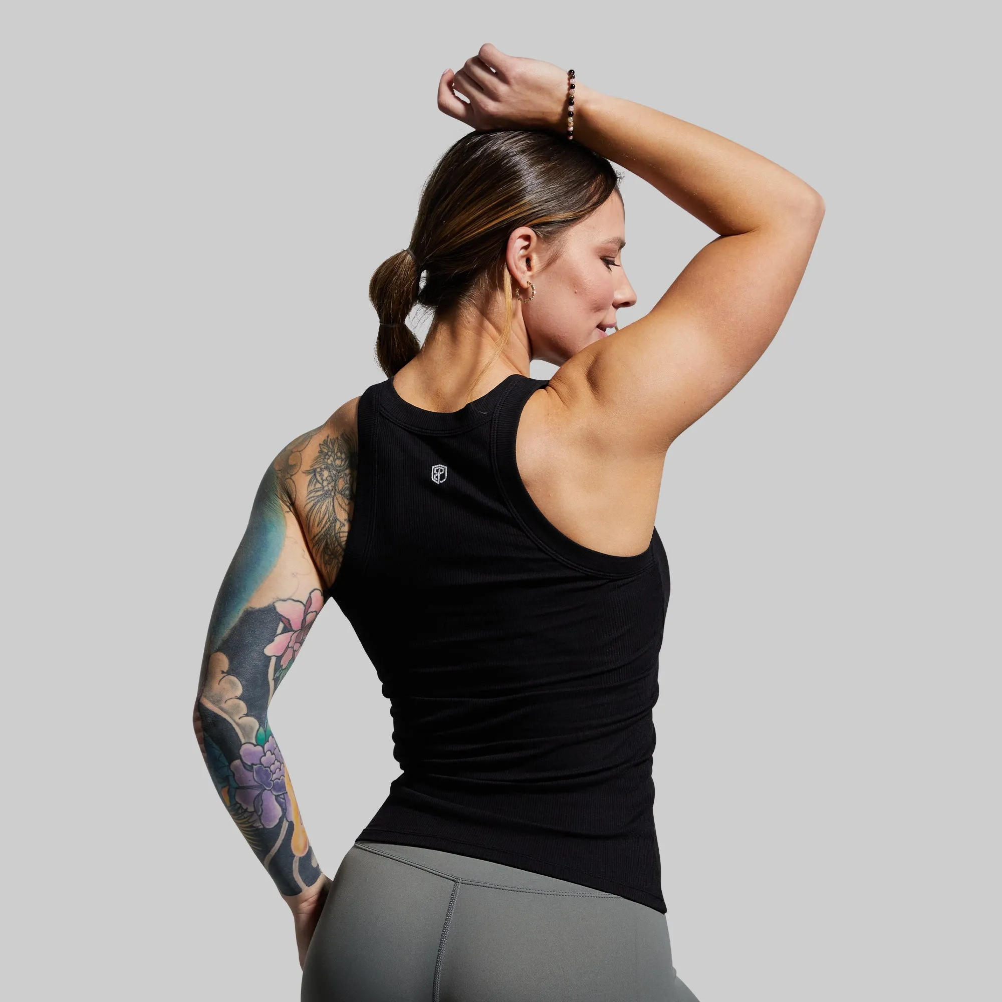 Day to Day Ribbed Tank (Black) sold by Born Primitive product image thumbnail 4