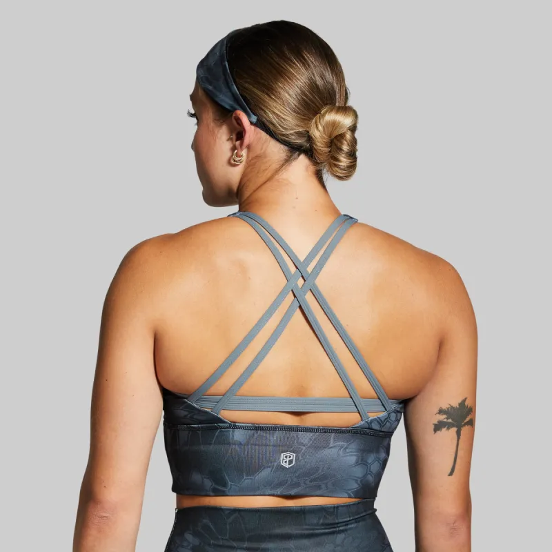 Crossfire Sports Bra (Typhon) sold by Born Primitive
