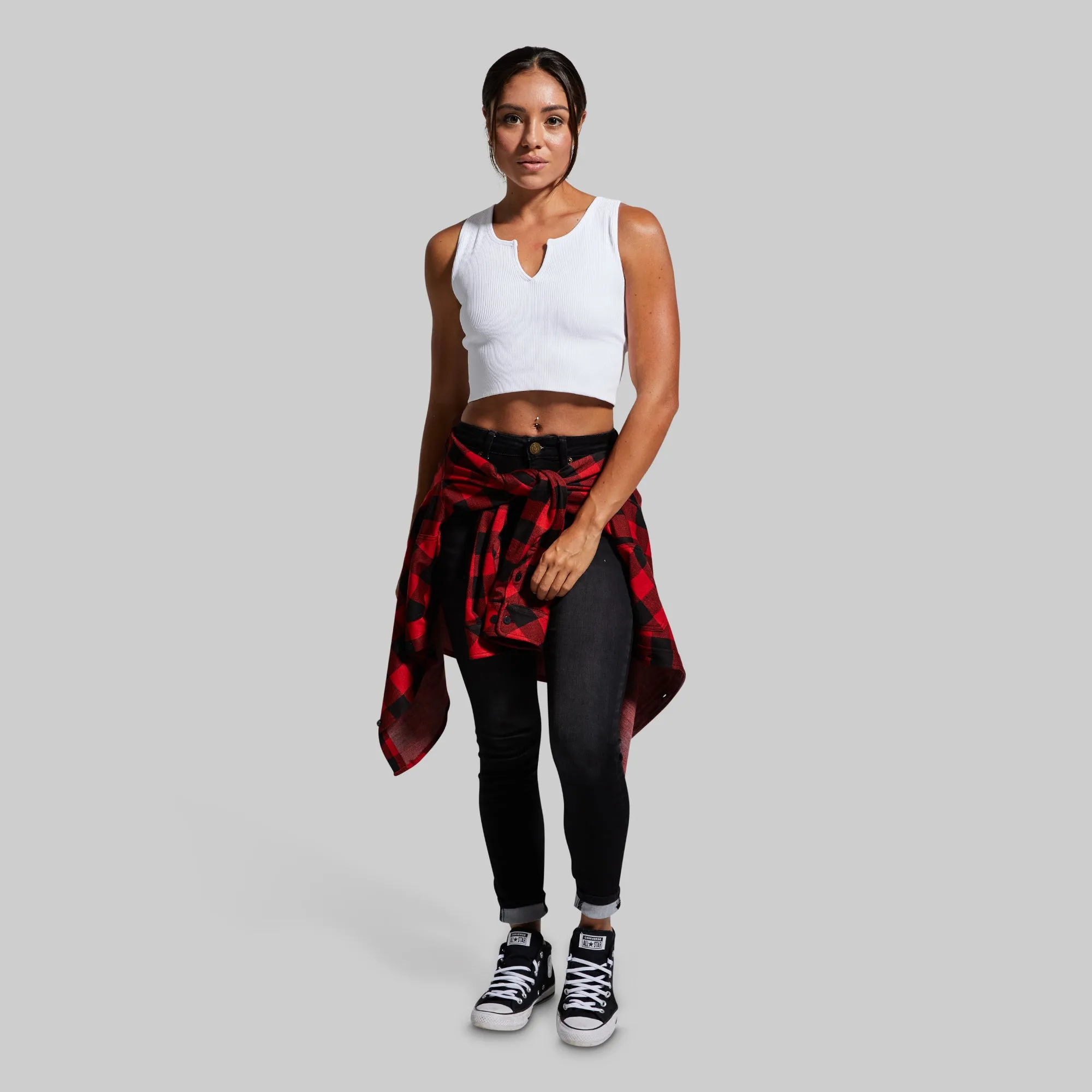 Woodsman Stretchy Flannel (Black/Red) sold by Born Primitive product image thumbnail 3