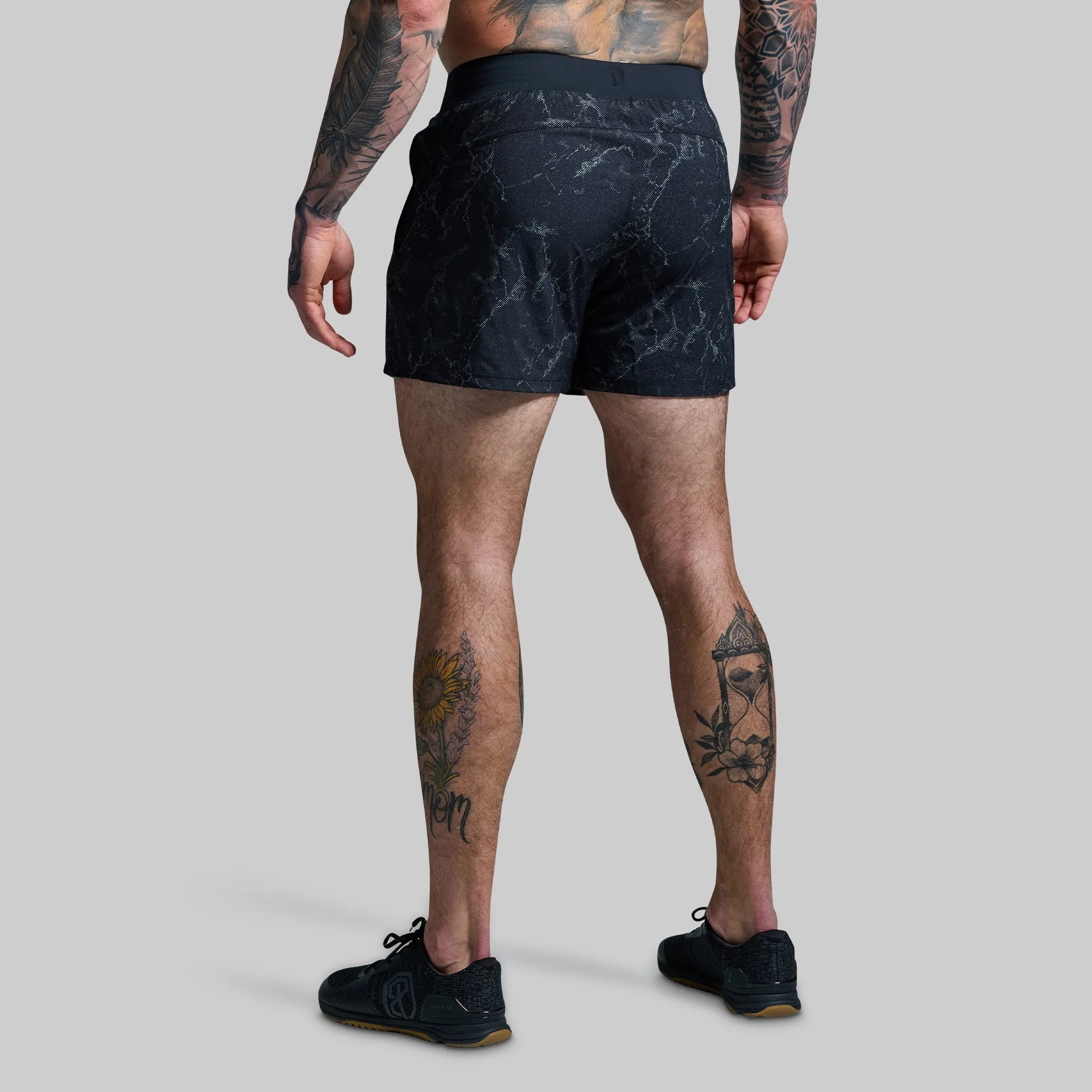 Versatile Short w/ Compression 5" (Black Marble) sold by Born Primitive product image thumbnail 3