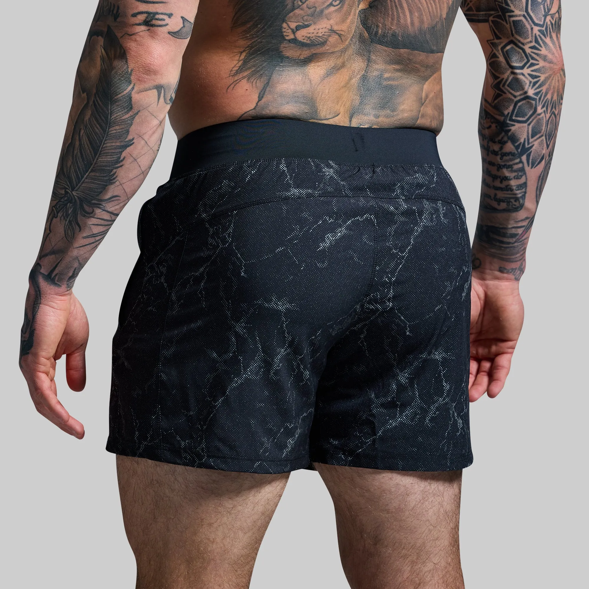 Versatile Short w/ Compression 5" (Black Marble) sold by Born Primitive product image thumbnail 5