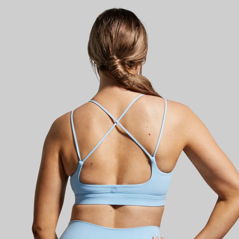 Exhale Sports Bra (Dream Blue) sold by Born Primitive