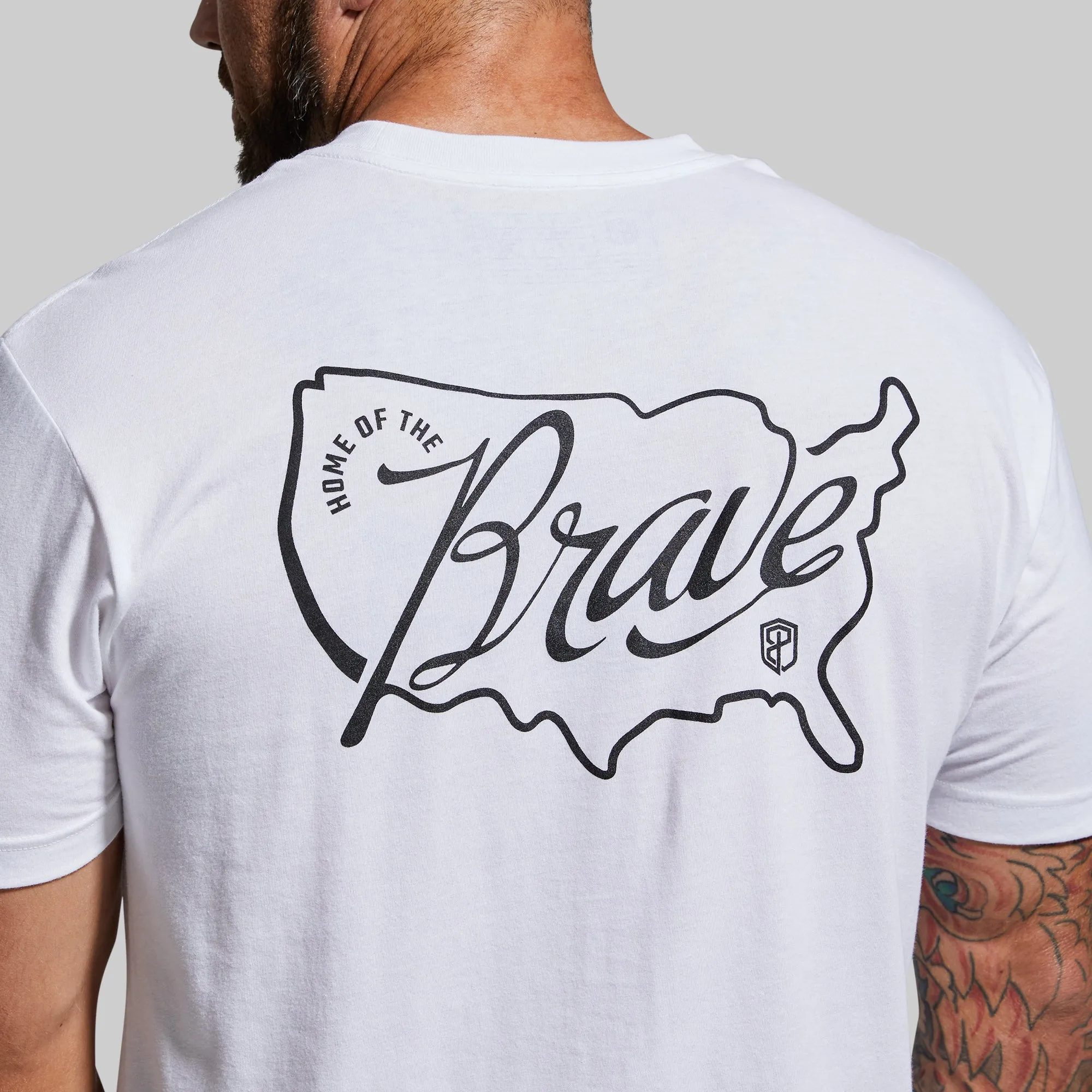 Home of the Brave Tee (White) sold by Born Primitive product image thumbnail 4