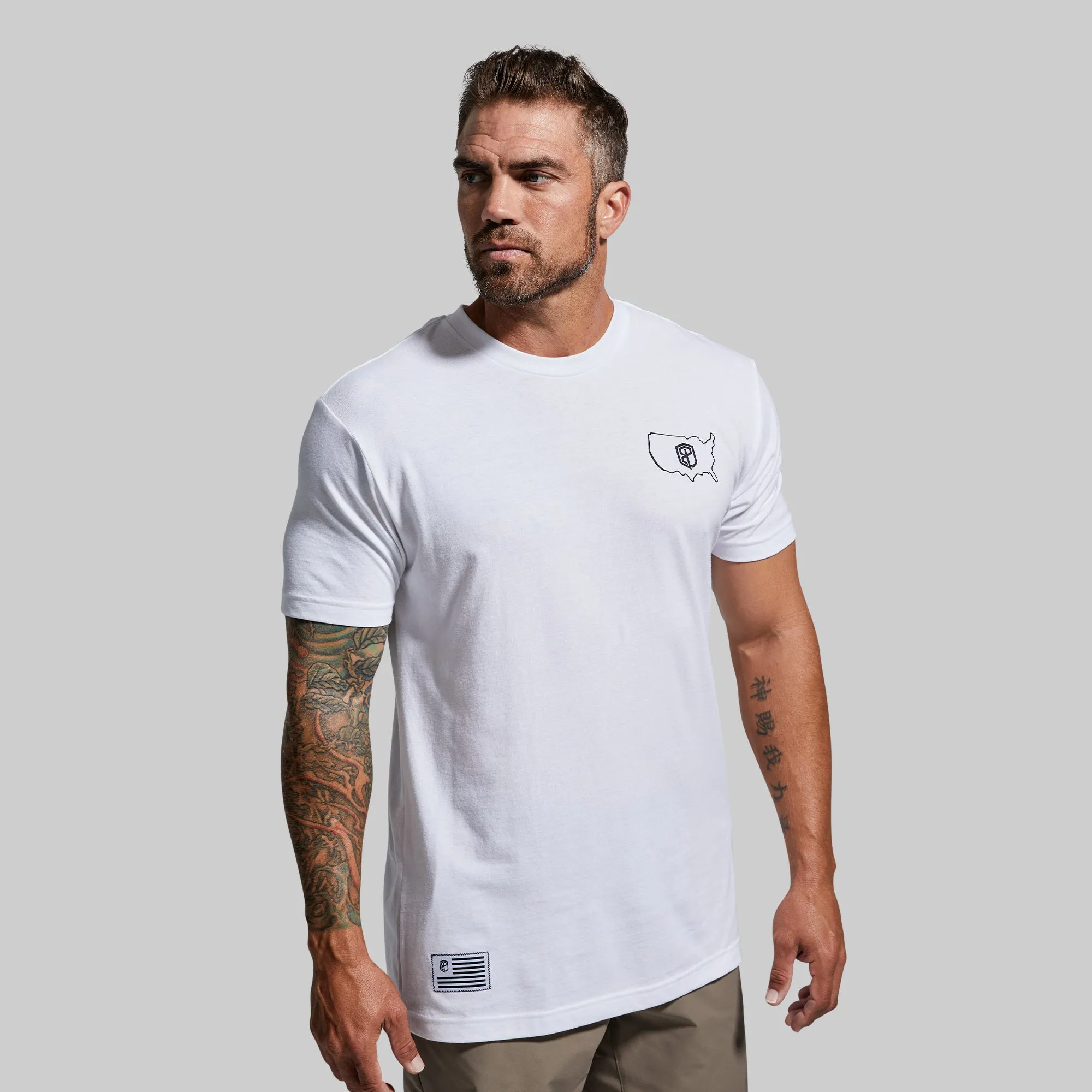 Home of the Brave Tee (White) sold by Born Primitive product image thumbnail 2