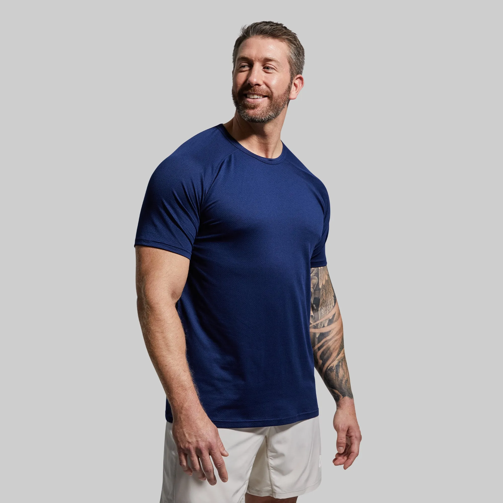 Heritage Tee (Midnight Blue) sold by Born Primitive