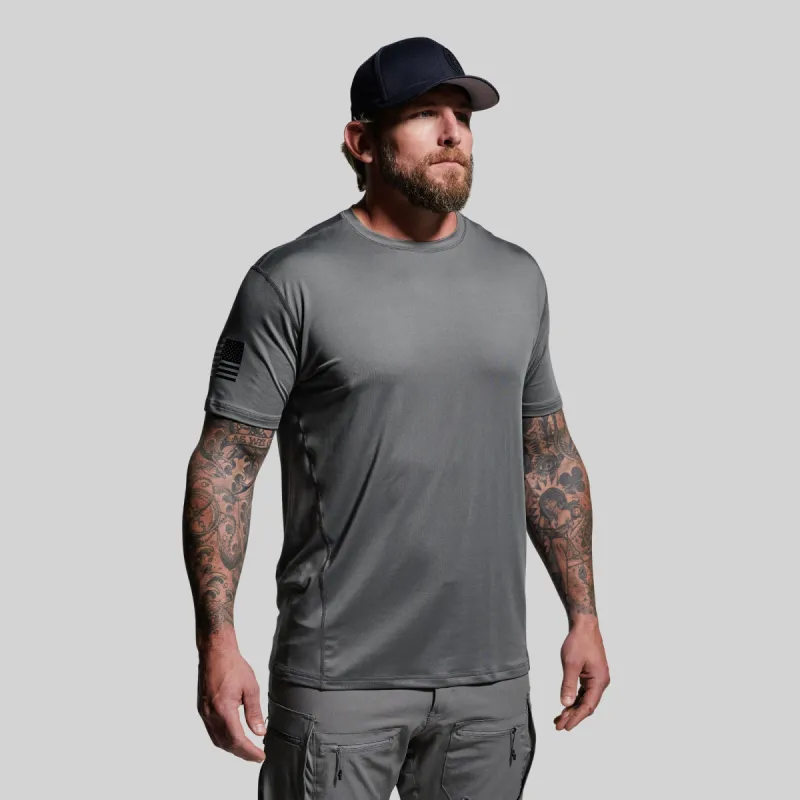 Range Shirt (Wolf Grey-Flag) sold by Born Primitive