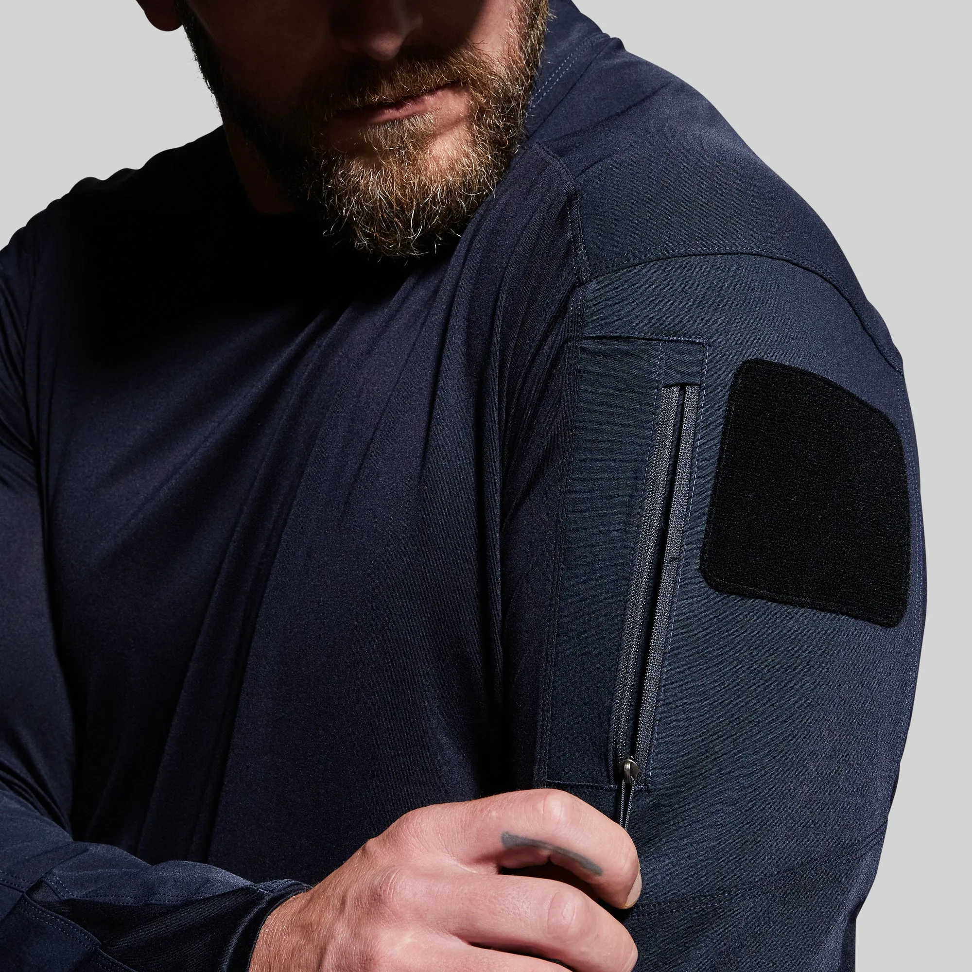 Long Sleeve Op Top (Police Blue) sold by Born Primitive product image thumbnail 4