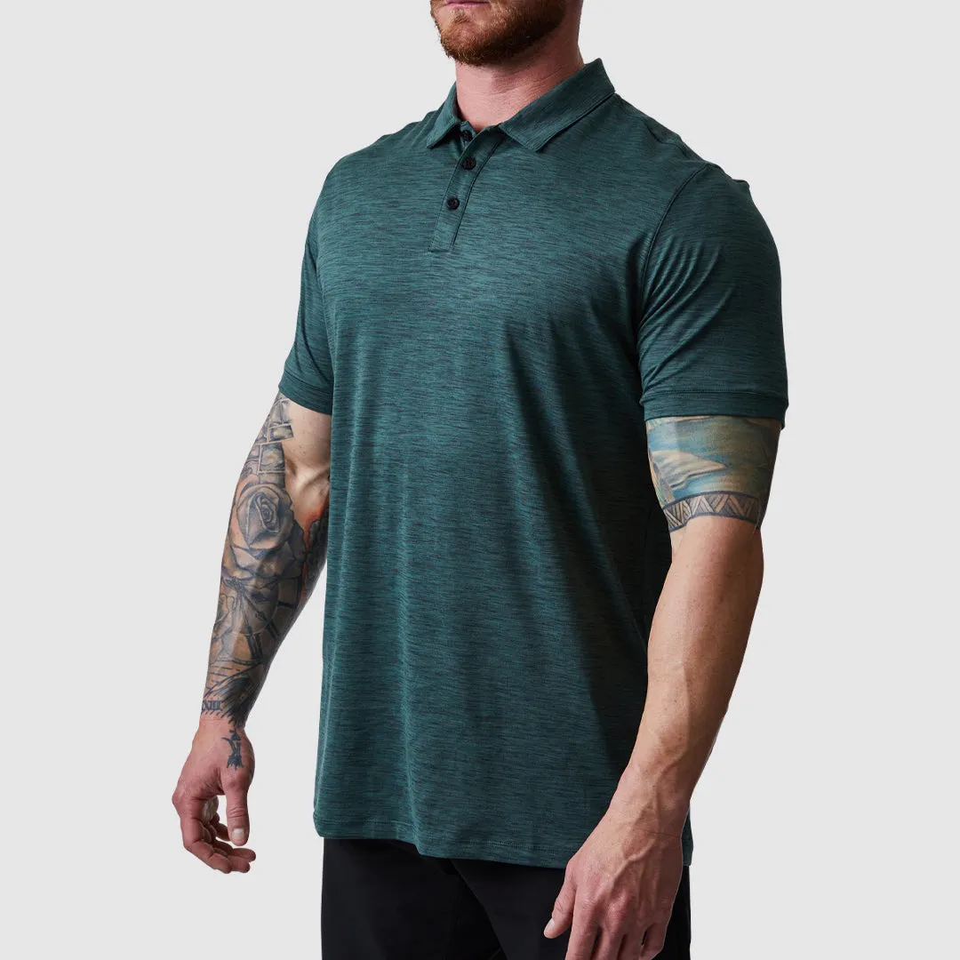 Athleisure Polo (Evergreen) sold by Born Primitive