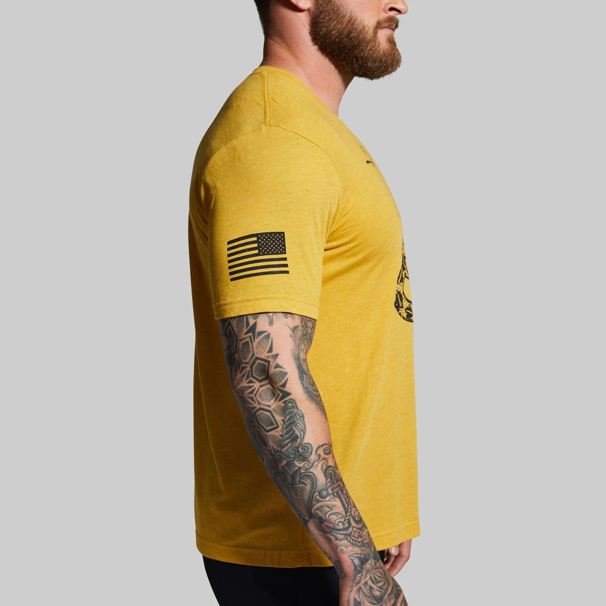 Gadsden Flag Tee (Mustard) sold by Born Primitive product image thumbnail 3