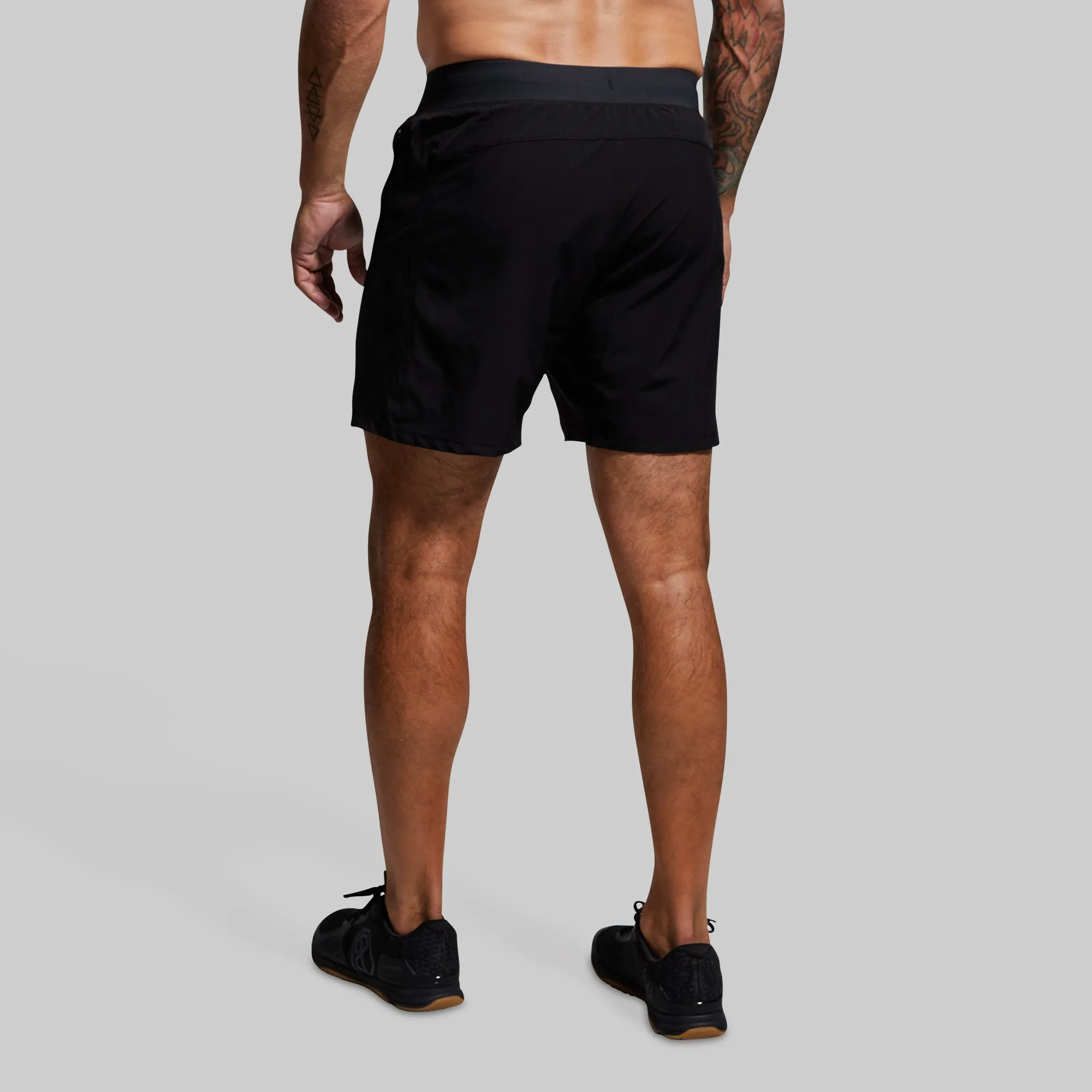 Versatile Short w/ Compression 7" (Black) sold by Born Primitive