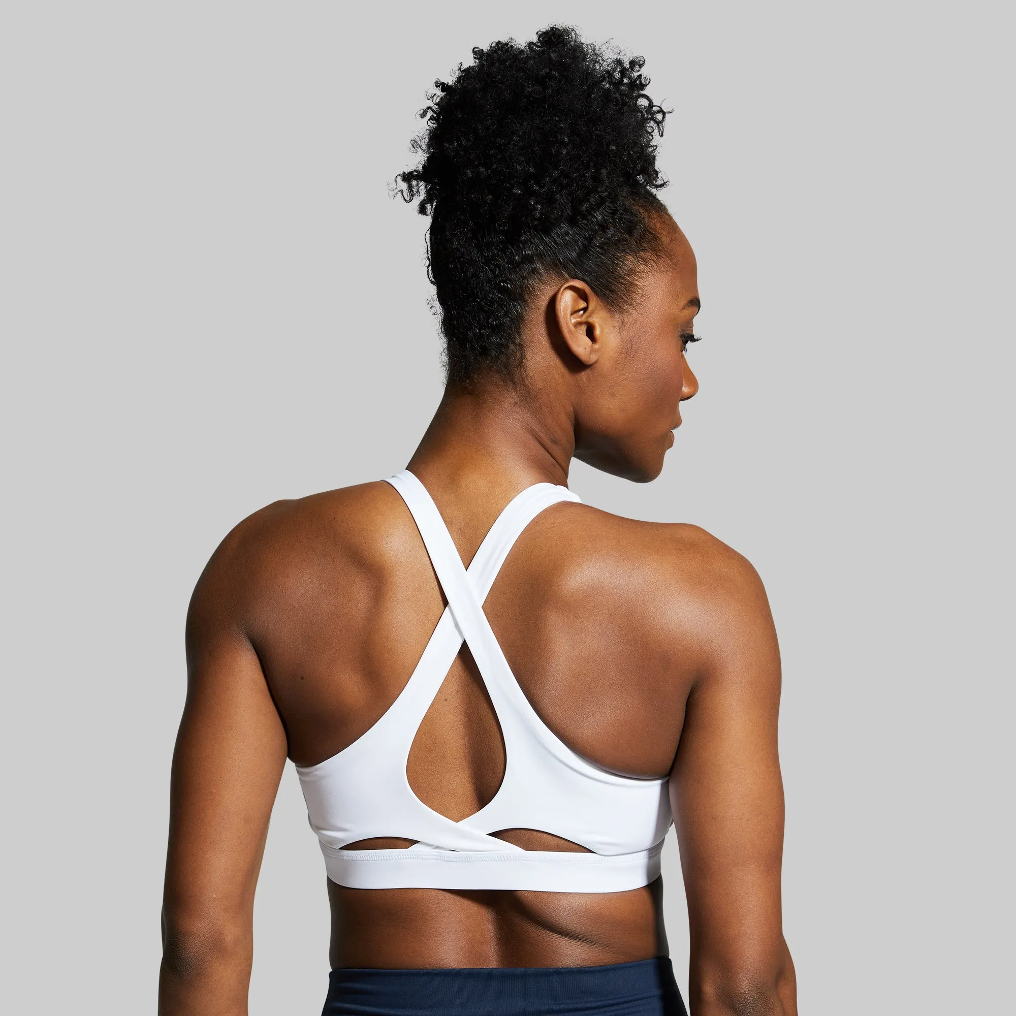 Helix Sports Bra (White) sold by Born Primitive