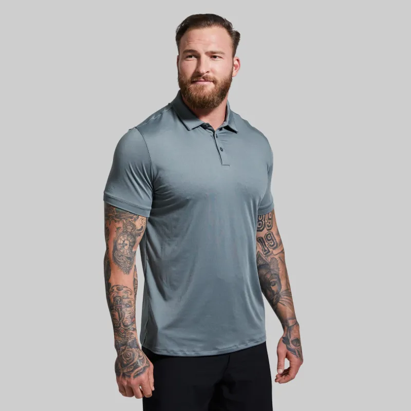 Athleisure Polo (Slate) sold by Born Primitive