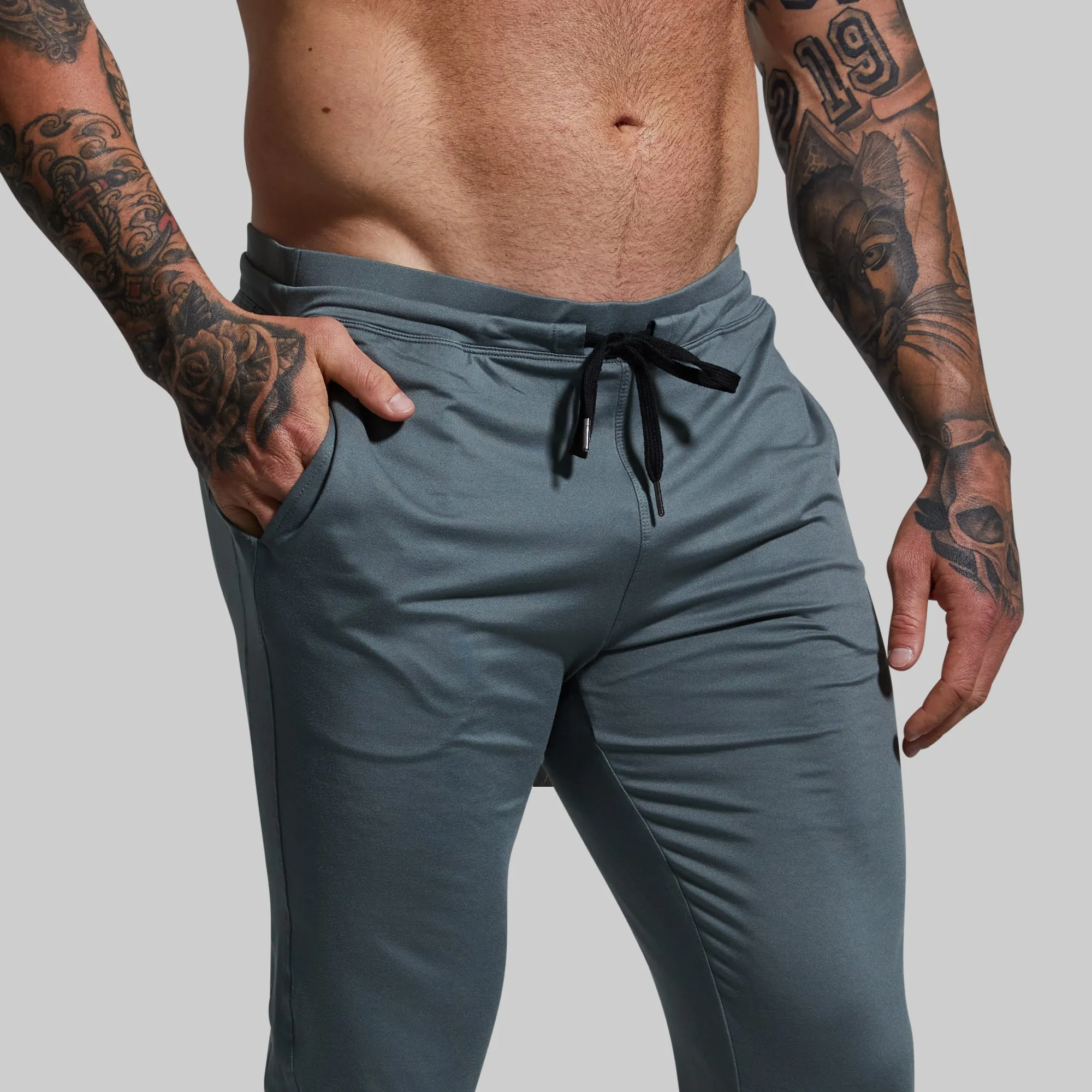 Men's Rest Day Athleisure Jogger (Slate) sold by Born Primitive product image thumbnail 4