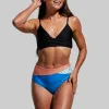 Tropics Bikini Bottom (Flame/Mint/Bright Blue) sold by Born Primitive