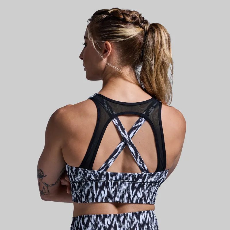 X-Factor Sports Bra (Rainy Day) sold by Born Primitive
