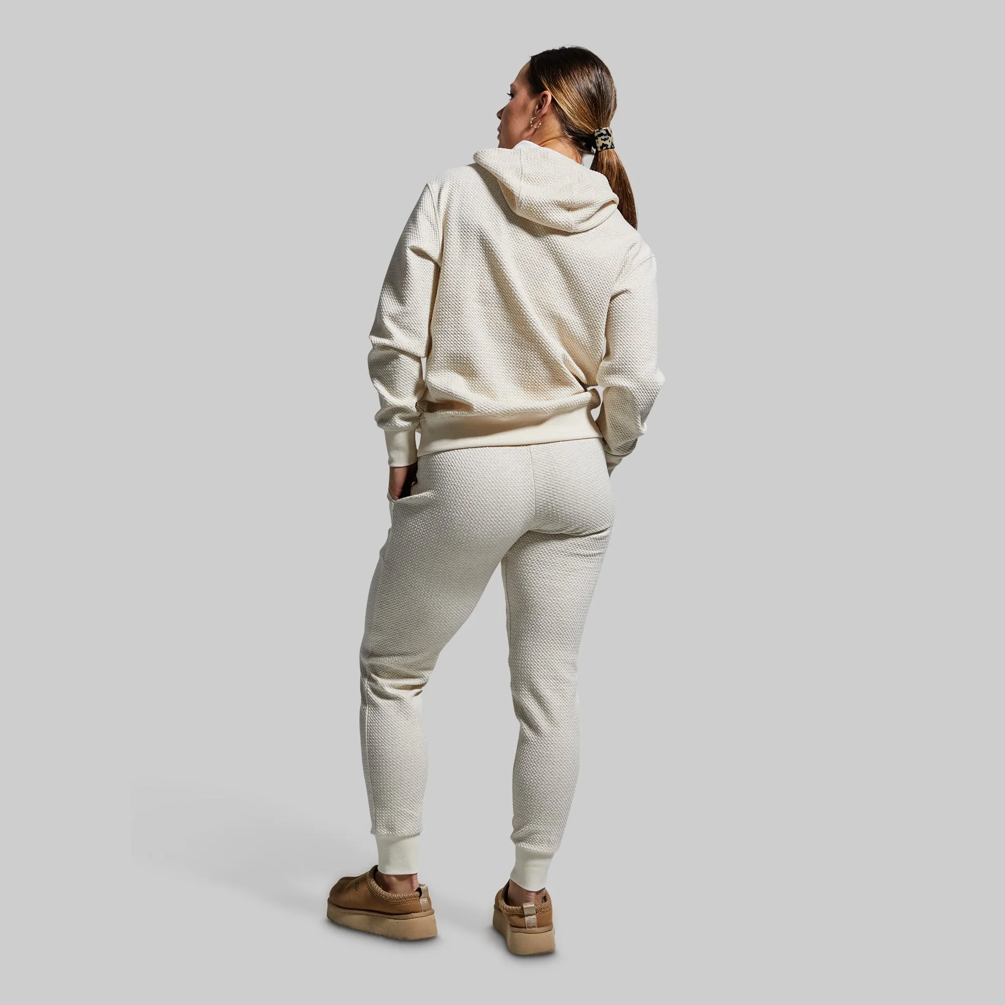 Women's Cloud Jogger Set (Heather Oatmeal) sold by Born Primitive product image thumbnail 4