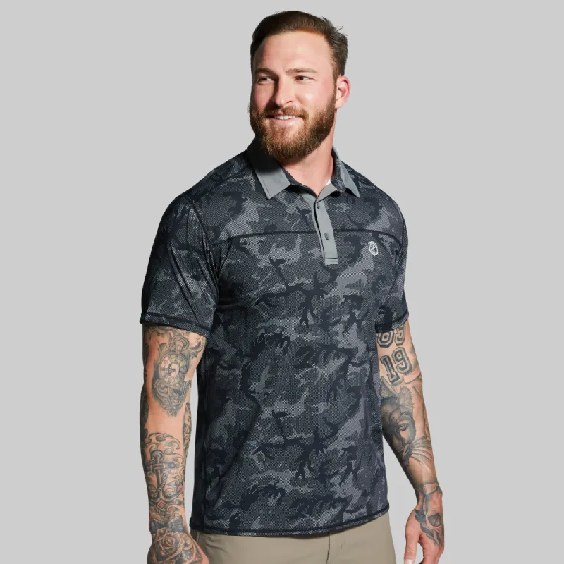 Men's Tek Polo (Muted Woodland) sold by Born Primitive